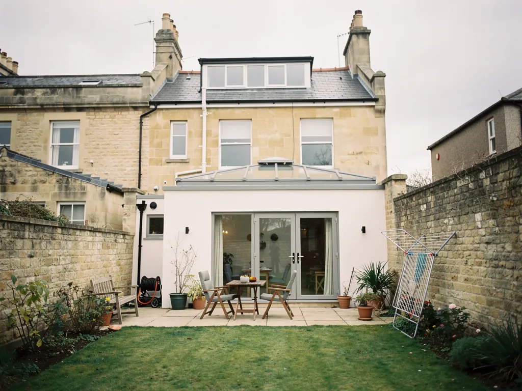 A Victorian semi with a garden room
